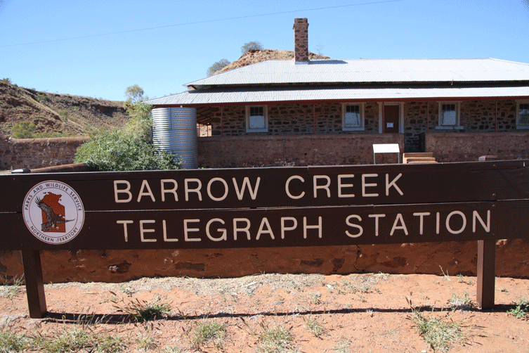  
<title>Barrow Creek pub and Telegragph Station historic site</title>