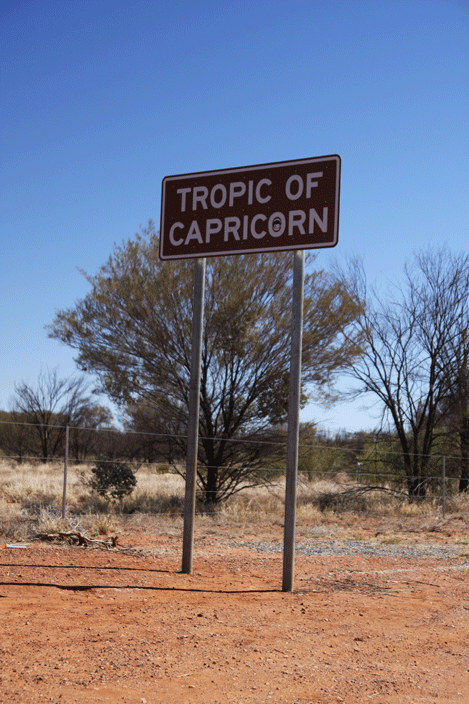 Tropic of Capricorn marker