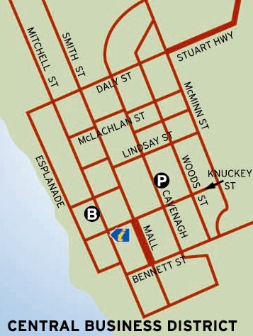 free map of Darwin